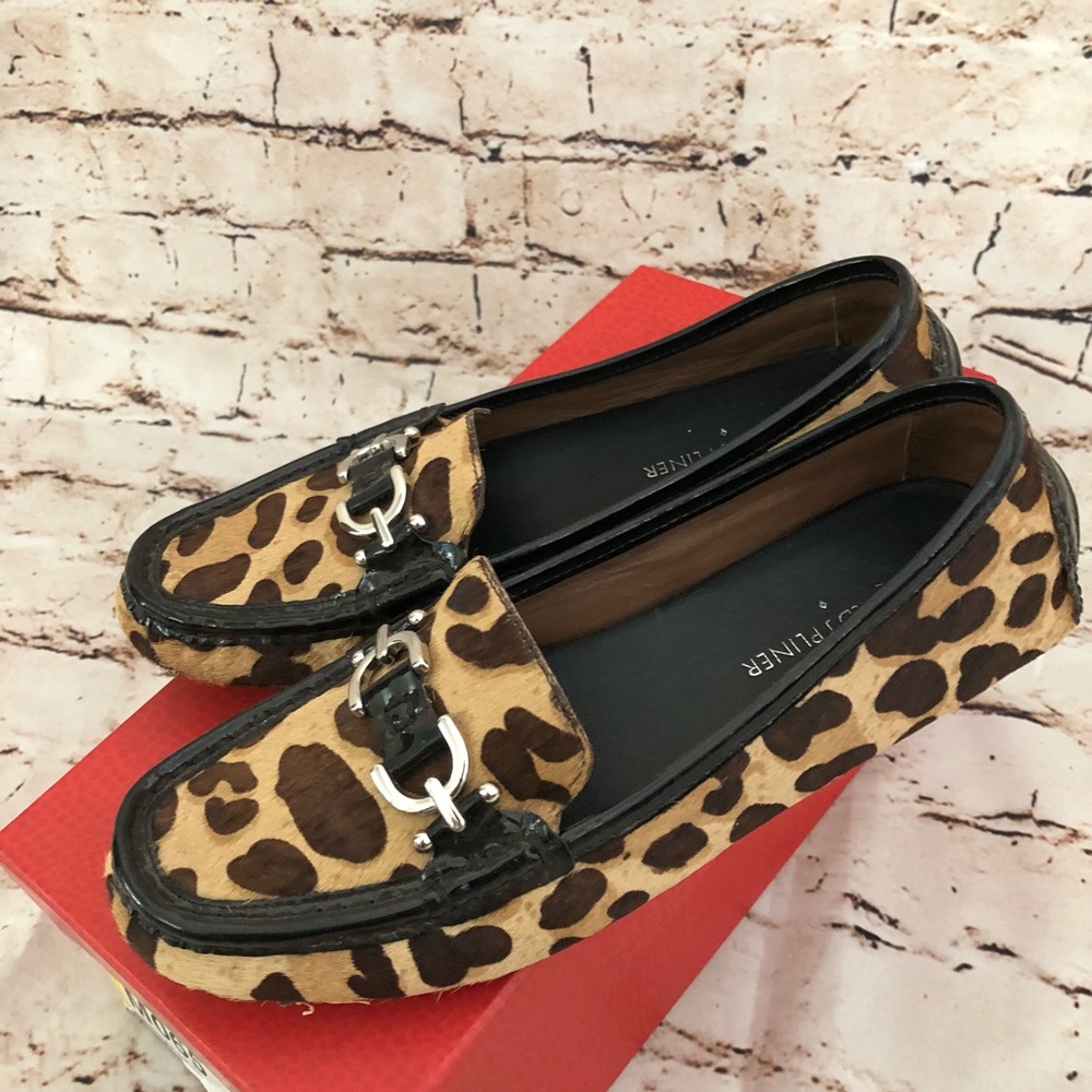 Donald J Pliner calfhair loafer